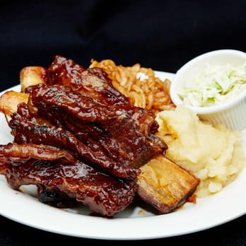 Carlos & Gabby's Riverdale - Smoke house Rack 'O Ribs with Garlic Mashed Potatoes and Cajun Slaw! - Mexican Near Me - Bronx, New York Carlos & Gabby's Riverdale - Smoke house Rack 'O Ribs with Garlic Mashed Potatoes and Cajun Slaw! - Mexican Near Me - Bronx, New York
