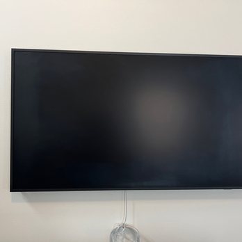 AV Evolution - Smudging around entire frame of tv damaging tv from the cleaner solution he insisted on using. - Home Automation Near Me - Summerville, South Carolina AV Evolution - Smudging around entire frame of tv damaging tv from the cleaner solution he insisted on using. - Home Automation Near Me - Summerville, South Carolina