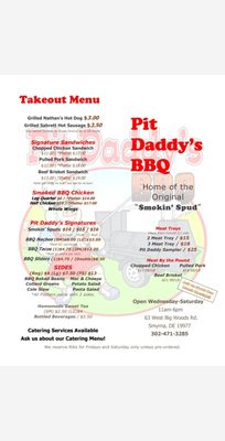 Menu photo 3 Pit Daddy's BBQ Smyrna, DE Menu photo 3 Pit Daddy's BBQ Smyrna, DE