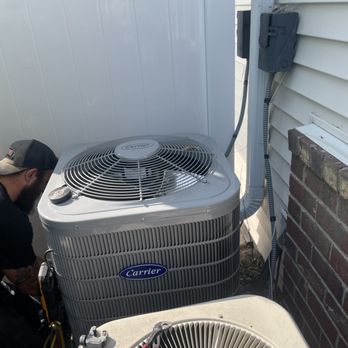 Hero: Plumbing, Heating, Cooling, Drains, Ducts & Electrical - New Carrier A/C unit install by Hero. - Heating & Air Conditioning/HVAC Near Me - Bloomington, Minnesota Hero: Plumbing, Heating, Cooling, Drains, Ducts & Electrical - New Carrier A/C unit install by Hero. - Heating & Air Conditioning/HVAC Near Me - Bloomington, Minnesota