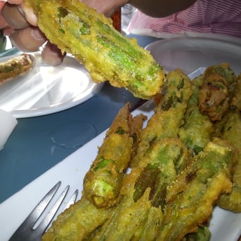 Bamboo Fire Cafe - Fried Okra. - Caribbean Near Me - Delray Beach, Florida