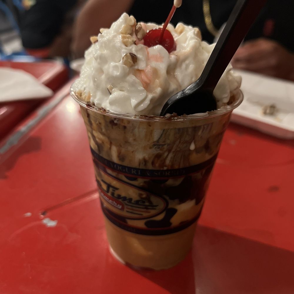 MooTime Creamery - Medium monkey order, basically a delicious banana split in a cup! Very rich! I might've been better off getting the small! - Ice Cream & Frozen Yogurt Near Me - Coronado, California MooTime Creamery - Medium monkey order, basically a delicious banana split in a cup! Very rich! I might've been better off getting the small! - Ice Cream & Frozen Yogurt Near Me - Coronado, California
