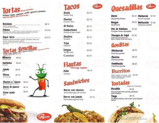 Menu photo 6 El Recreo Renton, WA Menu photo 6 El Recreo Renton, WA