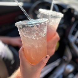 Pasta 209 - Peach and watermelon Italian sodas