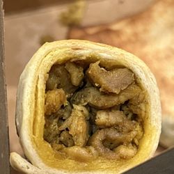 Moka & Co - Inside chicken shawarma