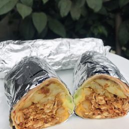 Chorizo breakfast burrito - $8 (good sized) with added avocado $1.50