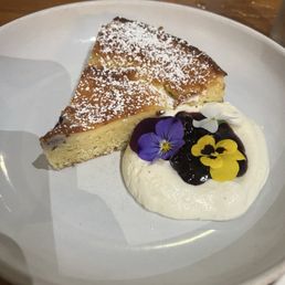 Blueberry lemon butter cake which