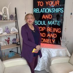 Spiritual Doors - This is the real lady who works in the shop, her name is Diana she is a total professional