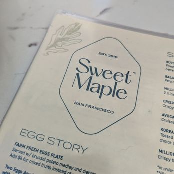 Sweet Maple - Menu - Breakfast & Brunch Near Me - Cupertino, California Sweet Maple - Menu - Breakfast & Brunch Near Me - Cupertino, California