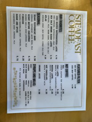 Menu photo 1 Steadfast Coffee Nashville, TN Menu photo 1 Steadfast Coffee Nashville, TN