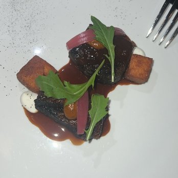 Eating House - Short rib carne asada with polenta cubes - Beer, Wine & Spirits Near Me - Miami, Florida