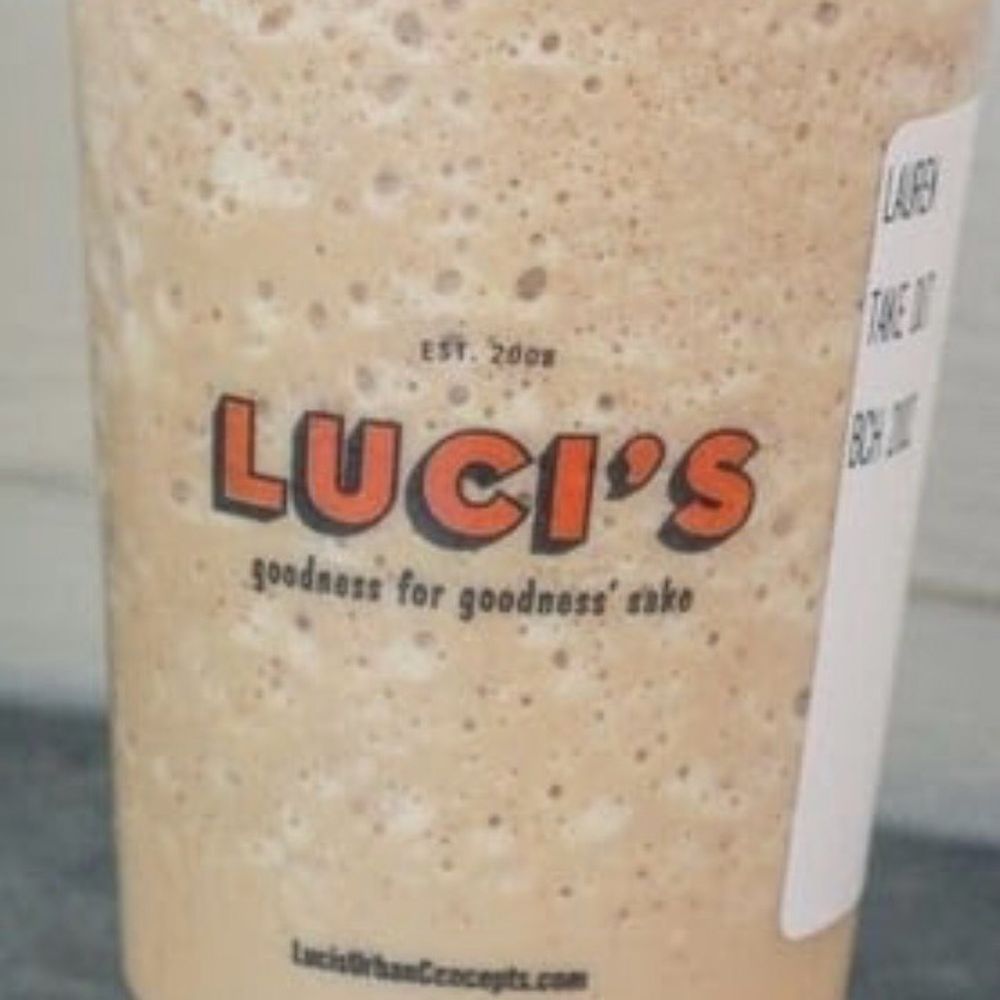 Luci's Marketplace - The blended Carmel frappe - Cafes Near Me - Phoenix, Arizona