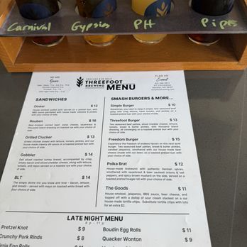 Threefoot Brewing - Menu - Breweries Near Me - Meridian, Mississippi Threefoot Brewing - Menu - Breweries Near Me - Meridian, Mississippi