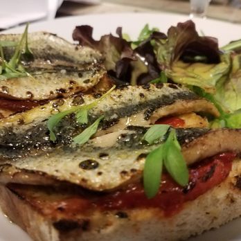 Time Out Market - Sardines on bread with roasted red bell pepper... Sooo goood! - Public Markets Near Me - Lisbon, 11 Time Out Market - Sardines on bread with roasted red bell pepper... Sooo goood! - Public Markets Near Me - Lisbon, 11