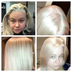 Hairstyles Unlimited - Touching up roots; then another Olaplex treatment