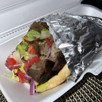 Souvlaki Time - Generous sandwich but way too salty - Greek Near Me - Boca Raton, Florida
