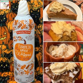ALDI - Friendly Farms Pumpkin Spice Whipped Dairy Topping - Grocery Near Me - Oak Creek, Wisconsin