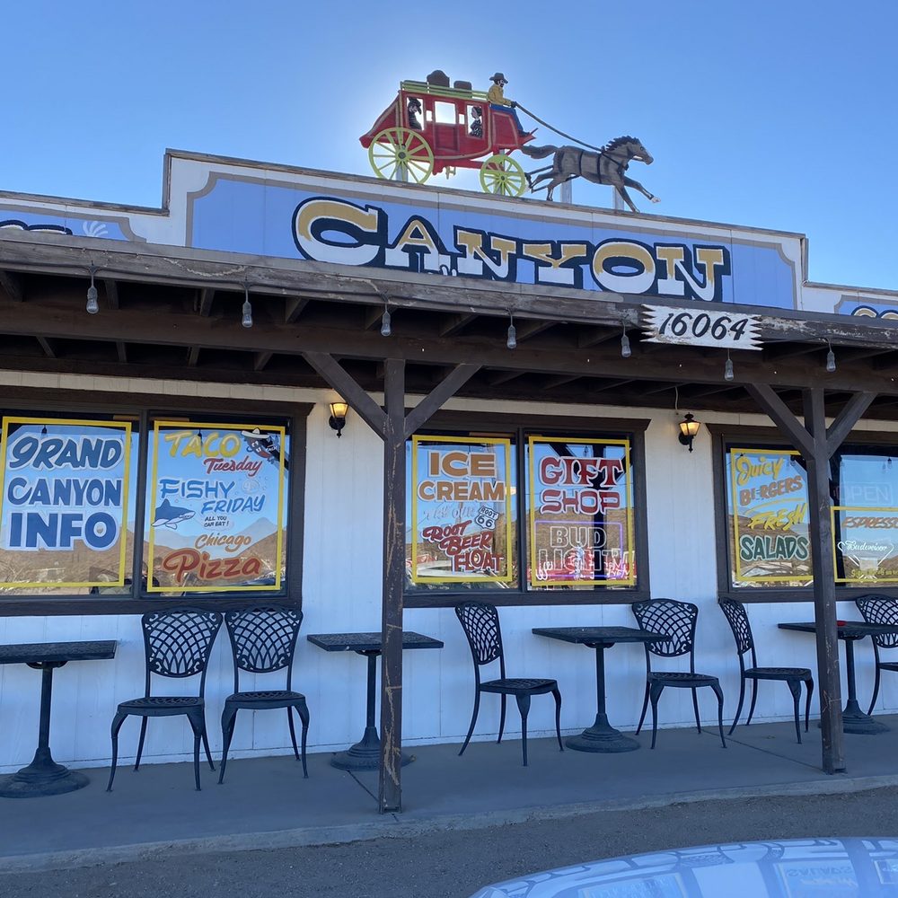 Canyon Cafe - the outside of the restaurant - Pizza Near Me - Dolan Springs, Arizona Canyon Cafe - the outside of the restaurant - Pizza Near Me - Dolan Springs, Arizona