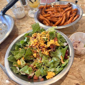 Rodeo Goat - Side salad if you don't eat bacon or eggs please let them know. - Burgers Near Me - Dallas, Texas