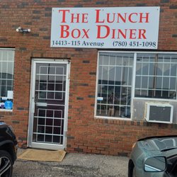 The Lunchbox Diner - Front door.