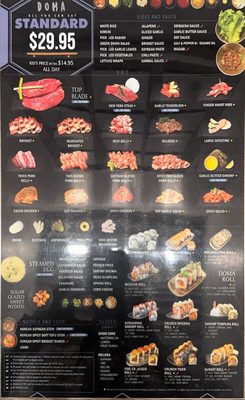 Menu photo 3 Doma The Korean BBQ Las Vegas, NV
