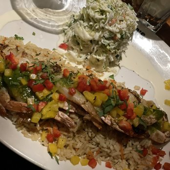 J. Alexander's - Cilantro Shrimp w/rice & coleslaw - New American Near Me - Jacksonville, Florida