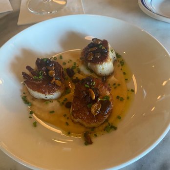 Saba - Scallops. Look at that sear! - Mediterranean Near Me - New Orleans, Louisiana Saba - Scallops. Look at that sear! - Mediterranean Near Me - New Orleans, Louisiana