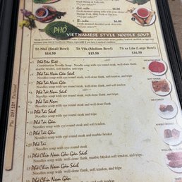 Menu as of 1/13/25 Menu as of 1/13/25
