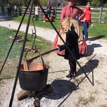 Hale Farm & Village - Making apple butter - Museums Near Me - Bath, Ohio