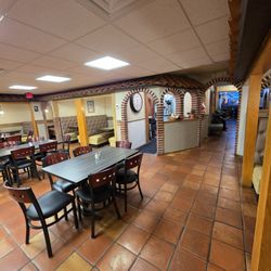 Santa Lucia - The interior of the restaurant.