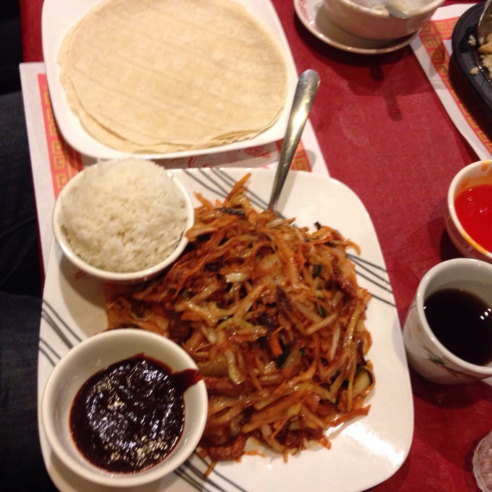 New China - Moo shi pork....looking pretty good - Chinese Near Me - Superior, Wisconsin New China - Moo shi pork....looking pretty good - Chinese Near Me - Superior, Wisconsin