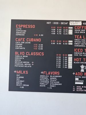 Menu photo 2 Blvd Cafecito Burbank, CA Menu photo 2 Blvd Cafecito Burbank, CA