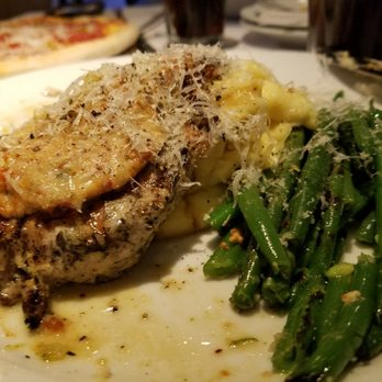 Bravo! Italian Kitchen - Grilled chicken with goat cheese and sun dried tomato, potatoes and green beans. Very good! - Italian Near Me - Mason, Ohio Bravo! Italian Kitchen - Grilled chicken with goat cheese and sun dried tomato, potatoes and green beans. Very good! - Italian Near Me - Mason, Ohio