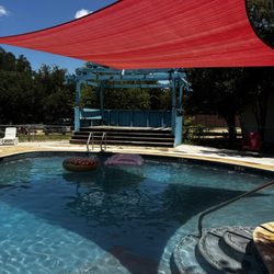 Shaded pool