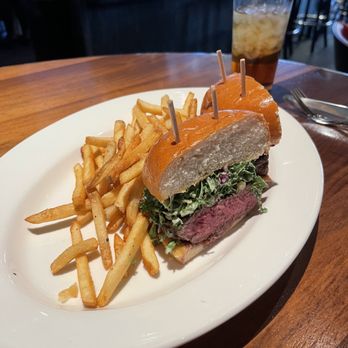 Doc B's Restaurant + Bar - Steak sandwich, fries - New American Near Me - Austin, Texas