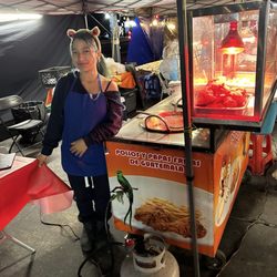 Pollos Y Papas Fritas De - Pop up stand with the crispiest chicken ever.