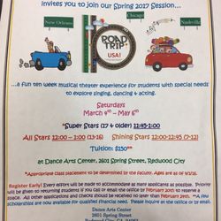 Dance Arts Center - SNAP! Special Needs Arts Program: 10 classes, performance. Students are paired with neurotypical peer volunteers each week.