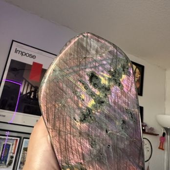 Purple Lotus Crystals - Flashy labradorite - Spiritual Shop Near Me - Riverside, California