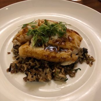 Seasons 52 - Sea bass with ginger sauce. - New American Near Me - Princeton, New Jersey