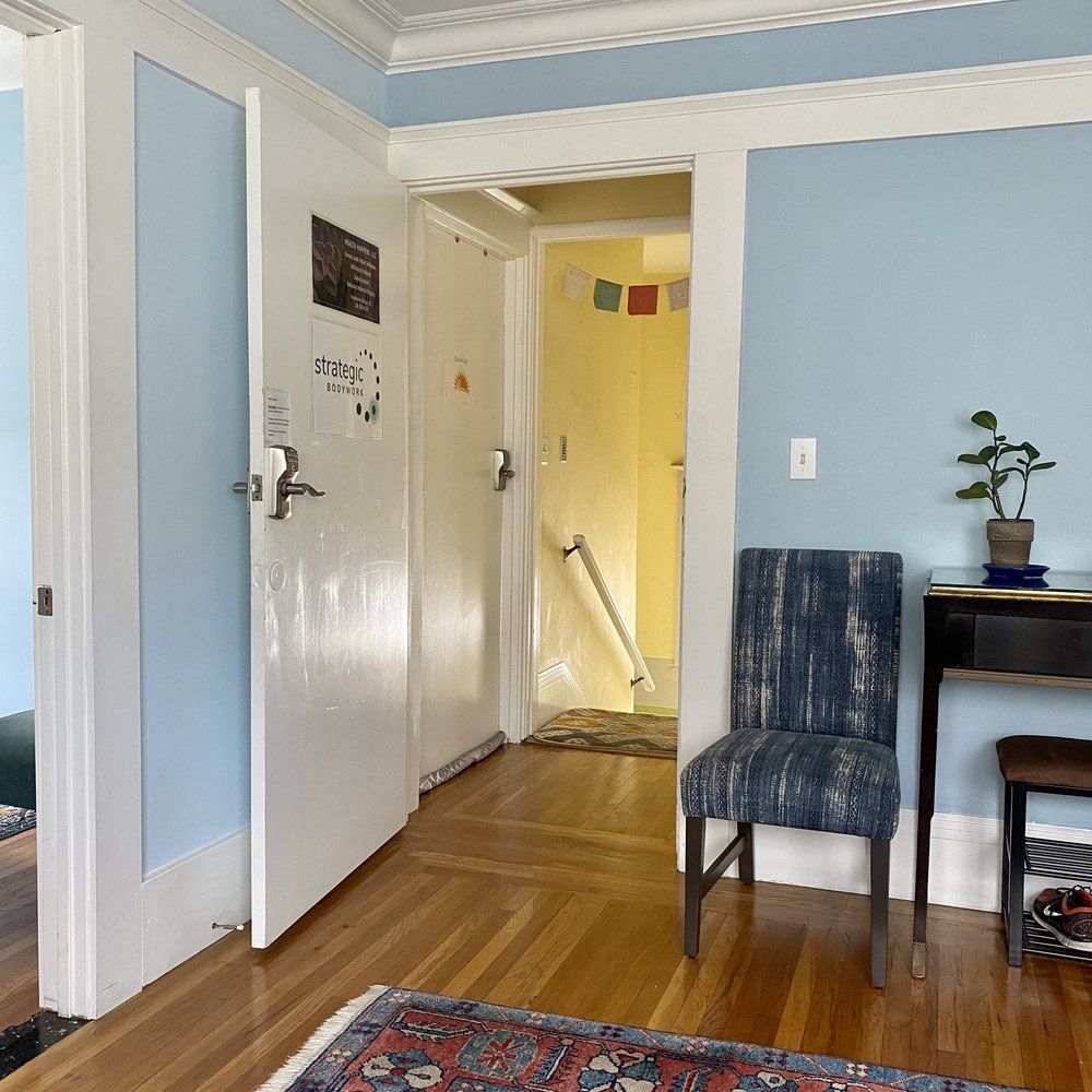 Strategic Bodywork - View from waiting room - Massage Therapy Near Me - Oakland, California Strategic Bodywork - View from waiting room - Massage Therapy Near Me - Oakland, California