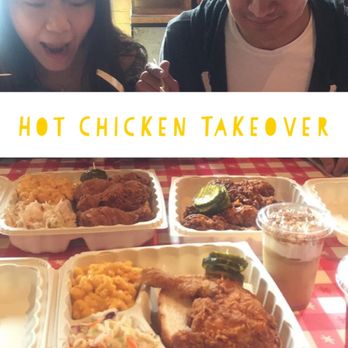 Hot Chicken Takeover - When your friends are ready to dig in, but you need a photo for Yelp first. - Southern Near Me - Columbus, Ohio