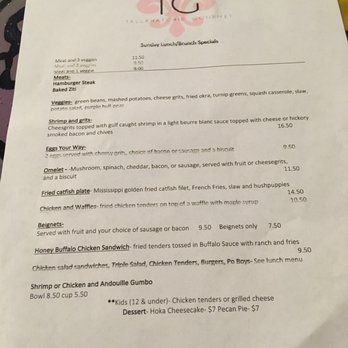 Tallahatchie Gourmet - Sunday only menu - Waffles Near Me - Oxford, Mississippi Tallahatchie Gourmet - Sunday only menu - Waffles Near Me - Oxford, Mississippi