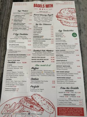Menu photo 1 Bagels With Deli Palm Beach Gardens, FL Menu photo 1 Bagels With Deli Palm Beach Gardens, FL
