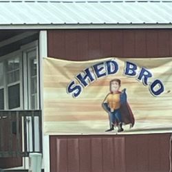 Shed Bro - Road sign