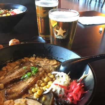 Ramen Boy - Tonkotsu Black (Pork broth with black garlic oil, pork chashu, flavored egg and more - Ramen Near Me - Lancaster, California Ramen Boy - Tonkotsu Black (Pork broth with black garlic oil, pork chashu, flavored egg and more - Ramen Near Me - Lancaster, California