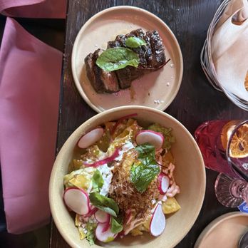 La Mona Rosa - Chilaquiles with steak - Mexican Near Me - Las Vegas, Nevada