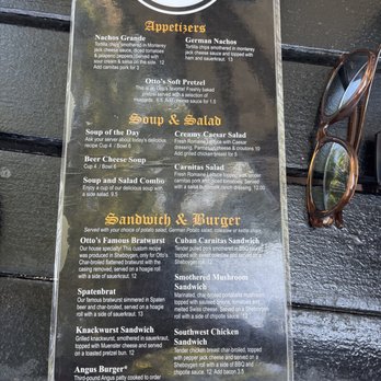 Otto's Beer & Brat Garden - Updated menu for lunch time - Pubs Near Me - Minocqua, Wisconsin Otto's Beer & Brat Garden - Updated menu for lunch time - Pubs Near Me - Minocqua, Wisconsin