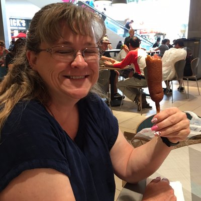 Hot Dog on a Stick by null