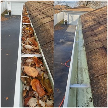 Big Daddy & Sons Power Washing - Before/after pic of my gutters - Pressure Washers Near Me - Lockport, Illinois Big Daddy & Sons Power Washing - Before/after pic of my gutters - Pressure Washers Near Me - Lockport, Illinois