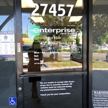 Enterprise Rent-A-Car - Entrance (Open M-F 8am to 5pm) - Car Rental Near Me - Temecula, California
